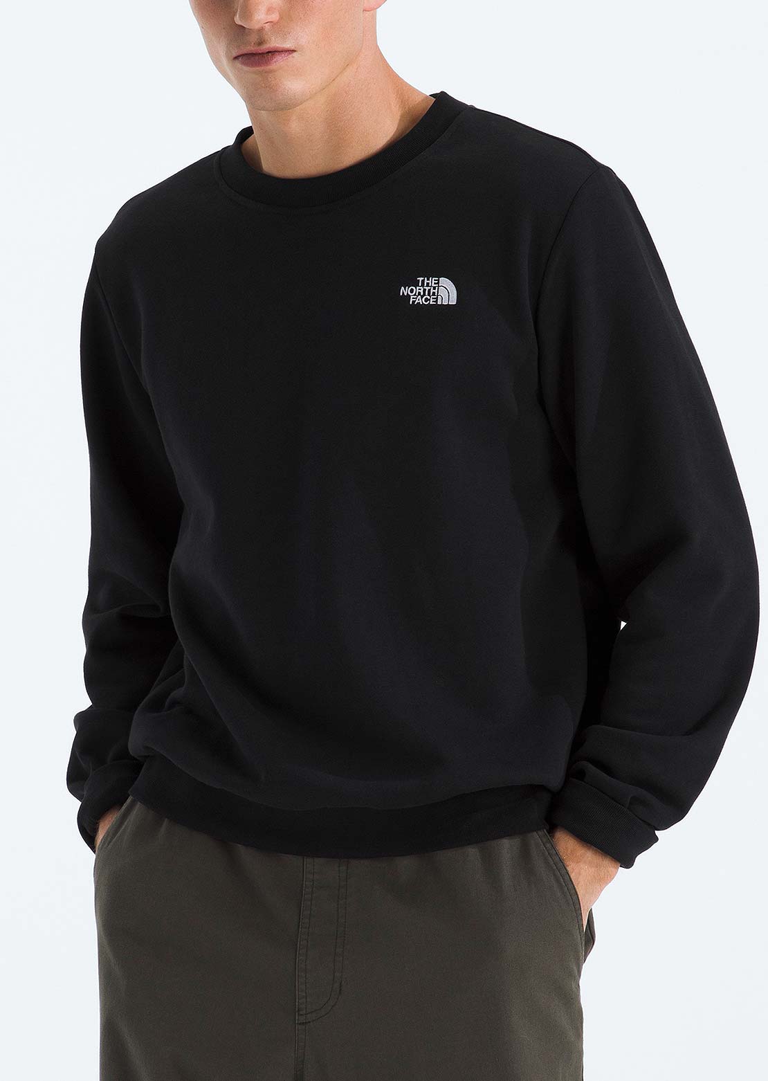 The North Face Men's Evolution Simple Dome Crewneck Sweatshirt TNF Black
