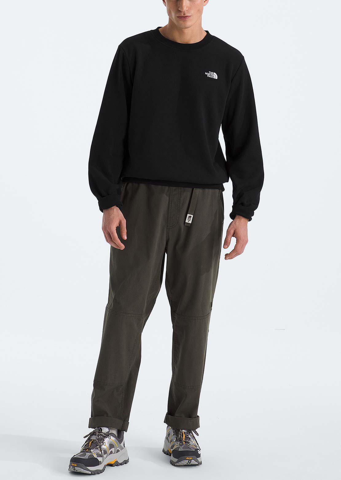 The North Face Men's Evolution Simple Dome Crewneck Sweatshirt TNF Black