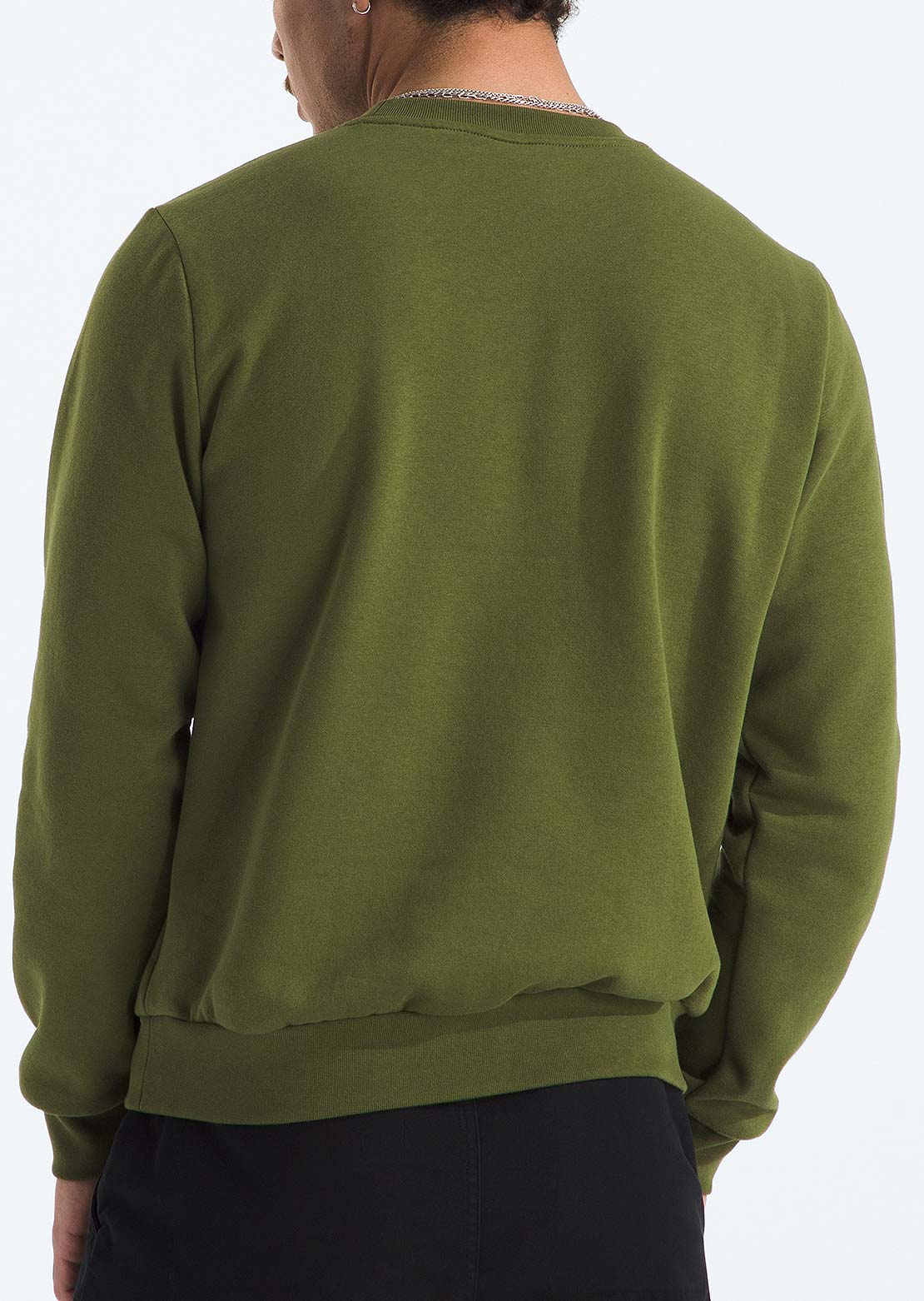 The North Face Men's Evolution Simple Dome Crewneck Sweatshirt Woodland Green