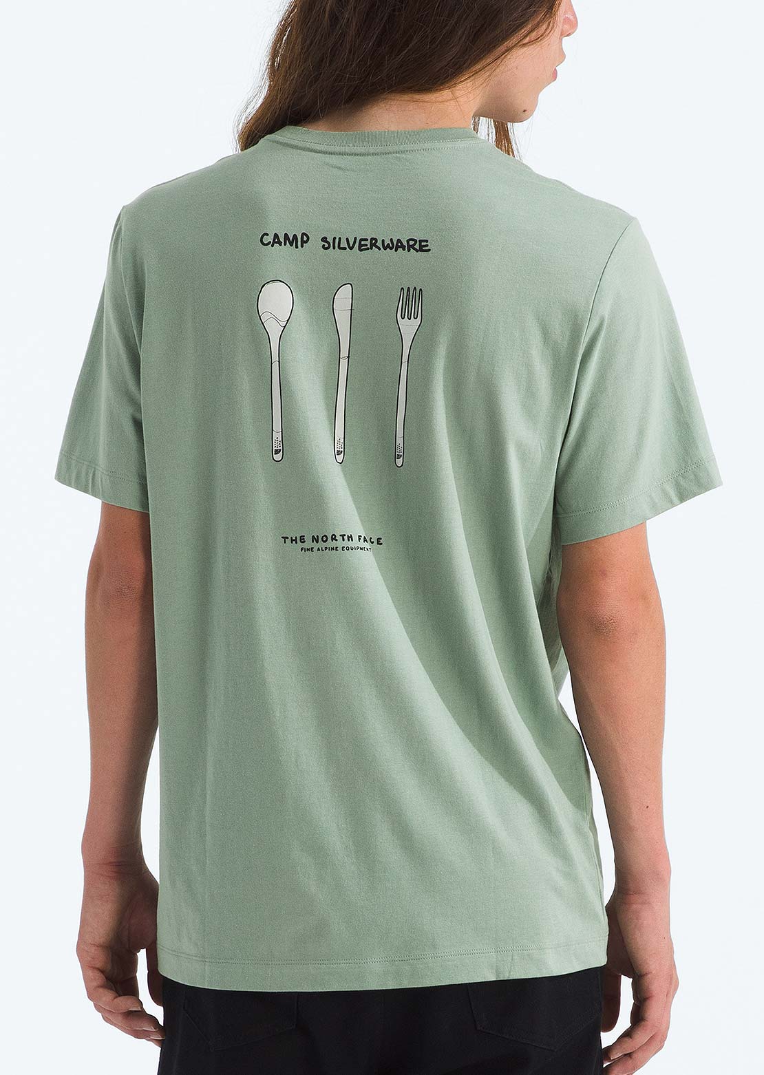 The North Face Men's Evolution Sketch Logo Graphic T-Shirt Slate Moss