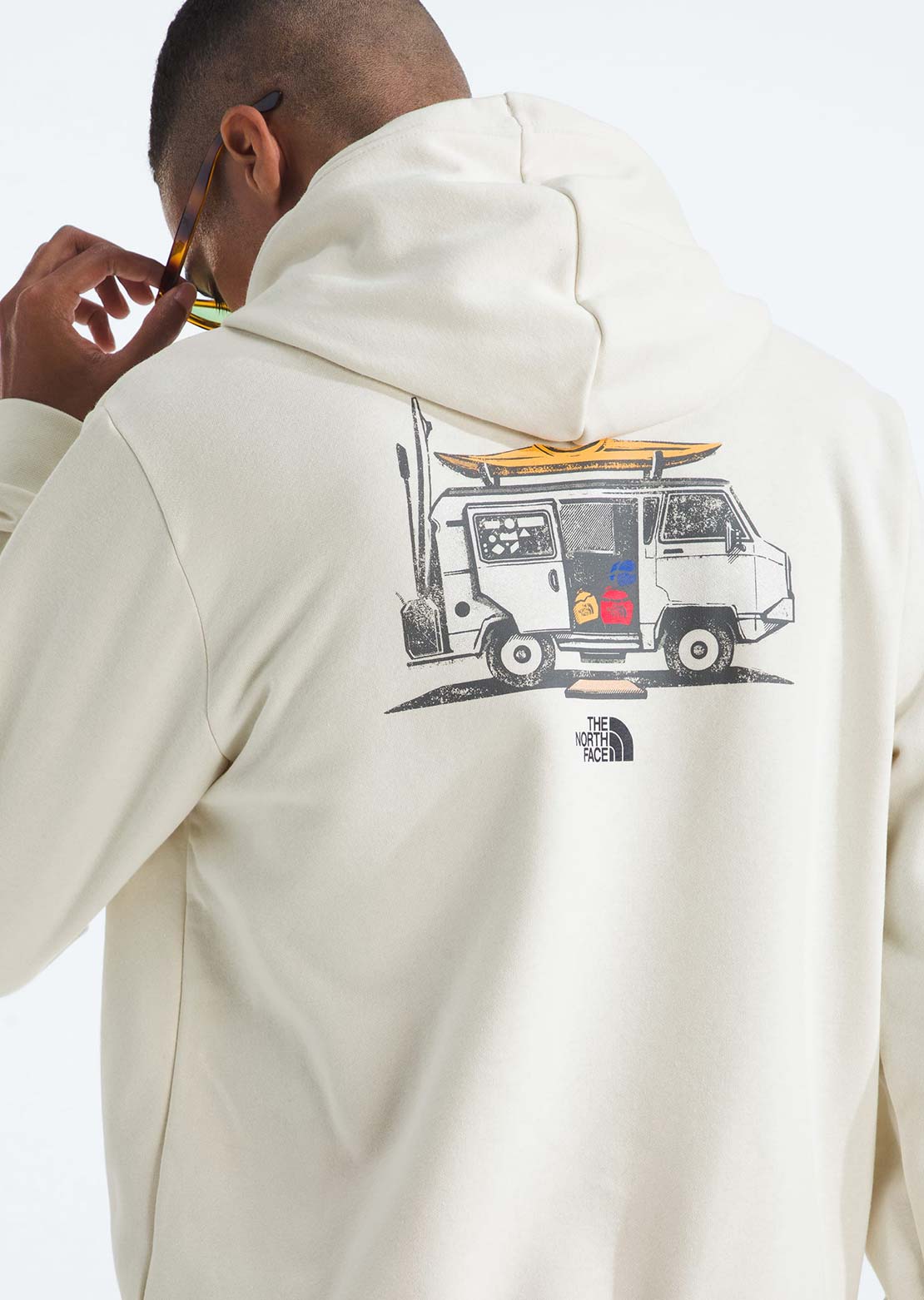 The North Face Men's Evolution Van Life Graphic Hood White Dune