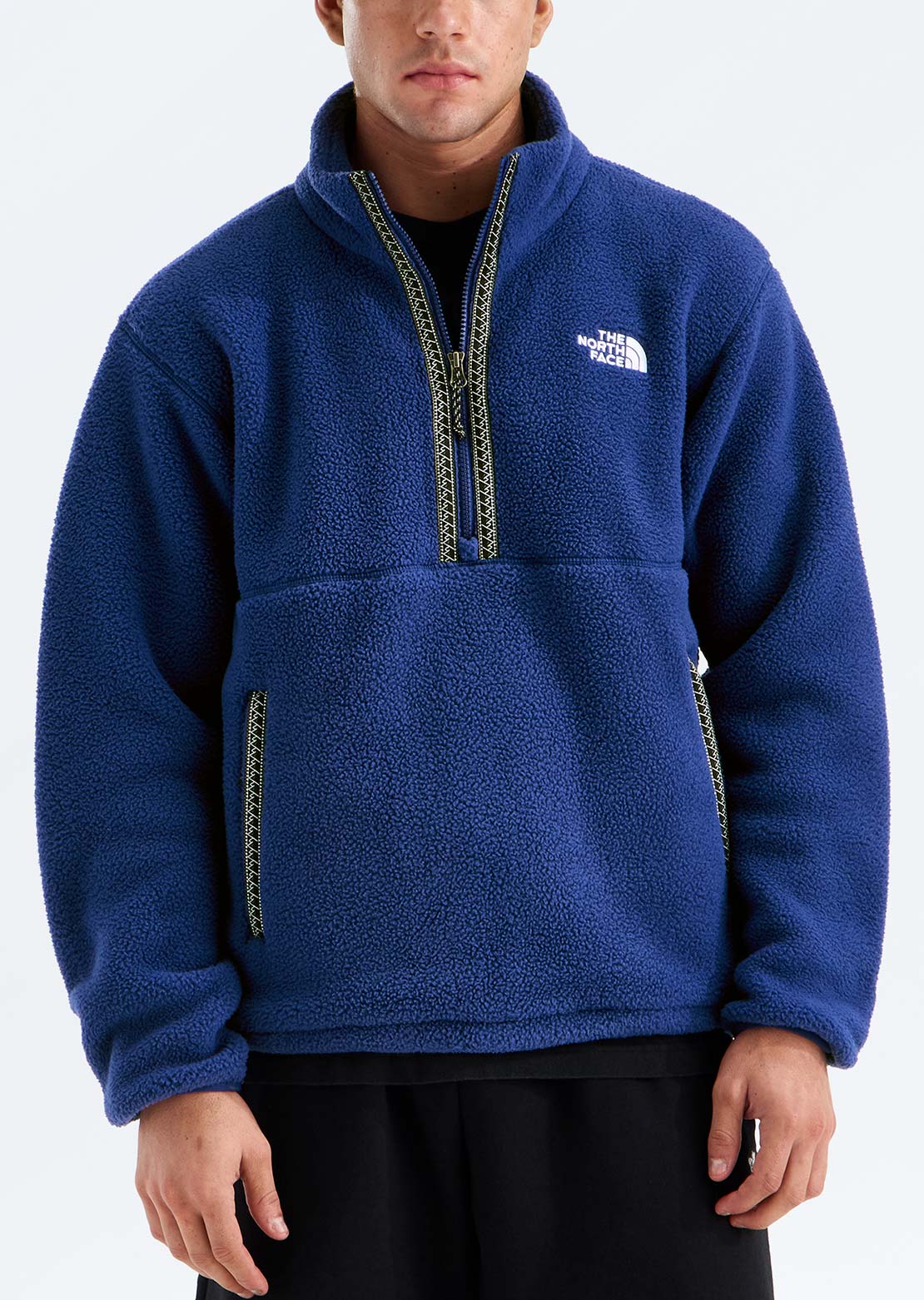 The North Face Men's Fleeski 1/4 Zip Pullover Bold Blue