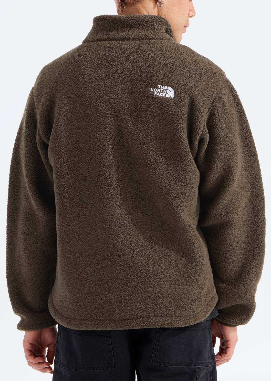 The North Face Men's Fleeski 1/4 Zip Pullover Dark Chestnut