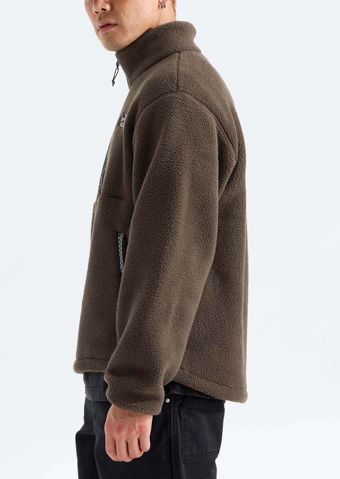 The North Face Men's Fleeski 1/4 Zip Pullover Dark Chestnut