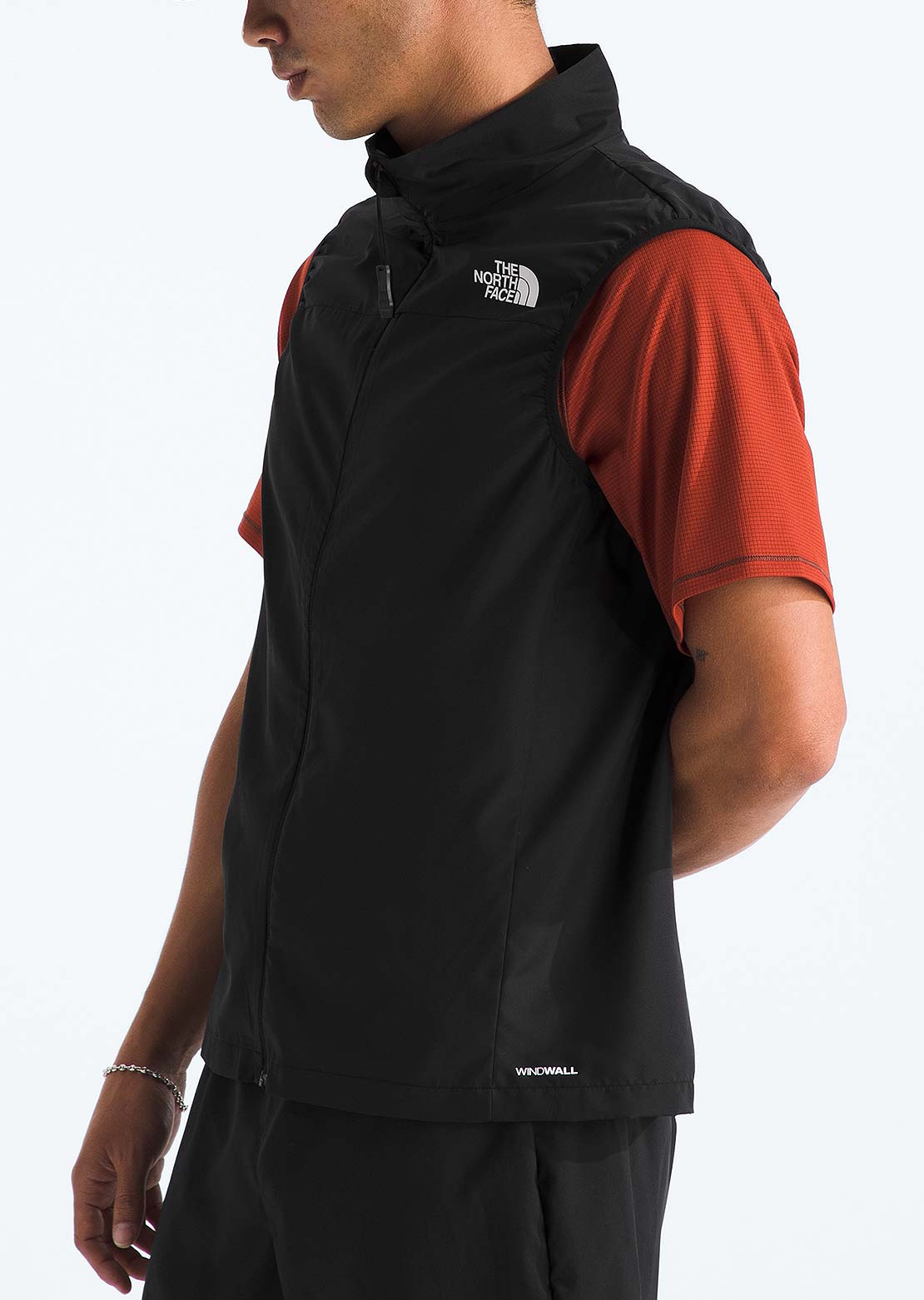 The North Face Men's Fontanales Wind Vest TNF Black