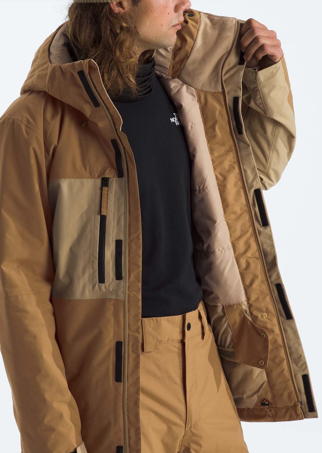 The North Face Men's Freedom Insulated Jacket Utility Brown/Khaki Stone