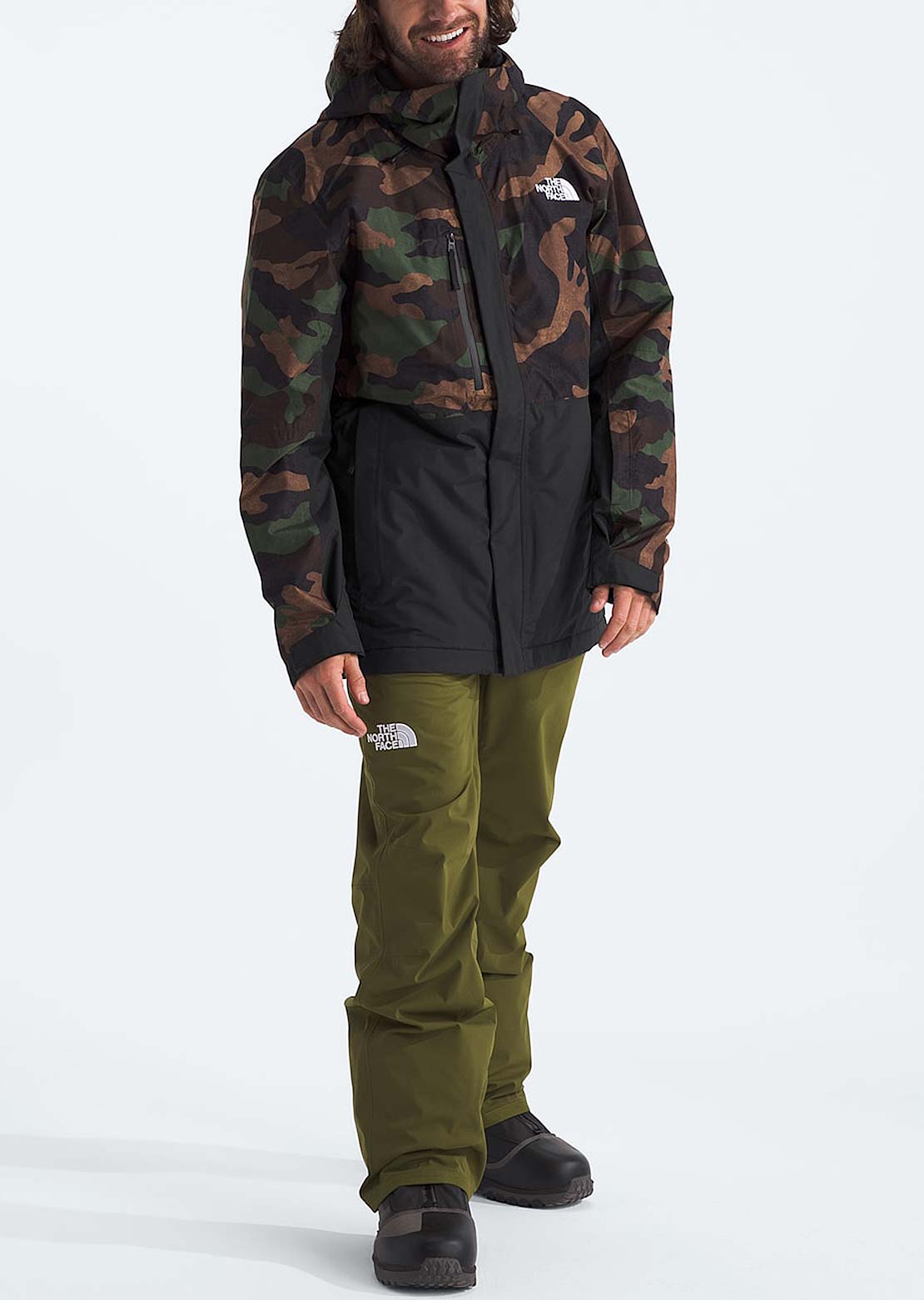 The North Face Men&#39;s Freedom Insulated Jacket TNF Black Camo/Asphalt Grey