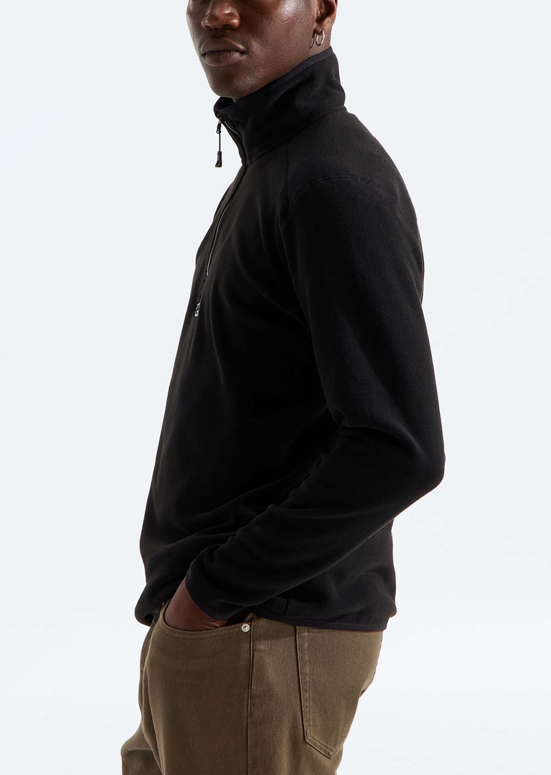 The North Face Men's Glacier 1/4 Zip Embroidered Logo Sweater