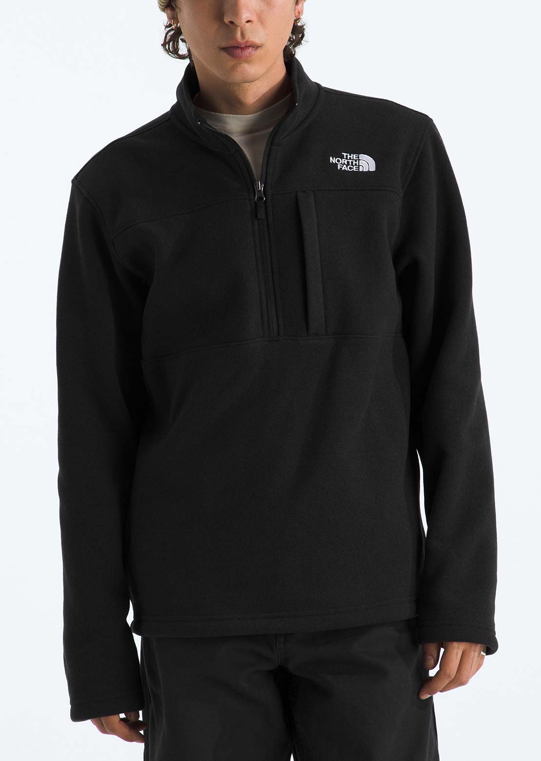 The North Face Men's Gordon Lyons 1/4 Zip Jacket TNF Black Heather