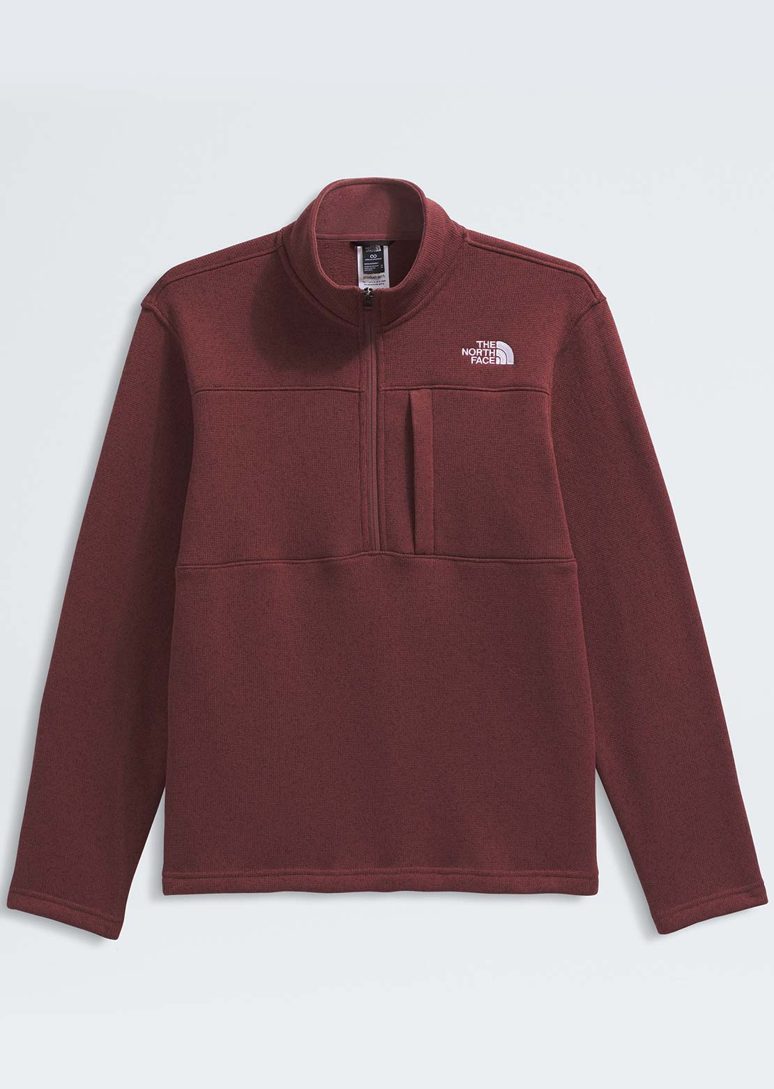The North Face Men's Gordon Lyons 1/4 Zip Pullover Sumac Heather