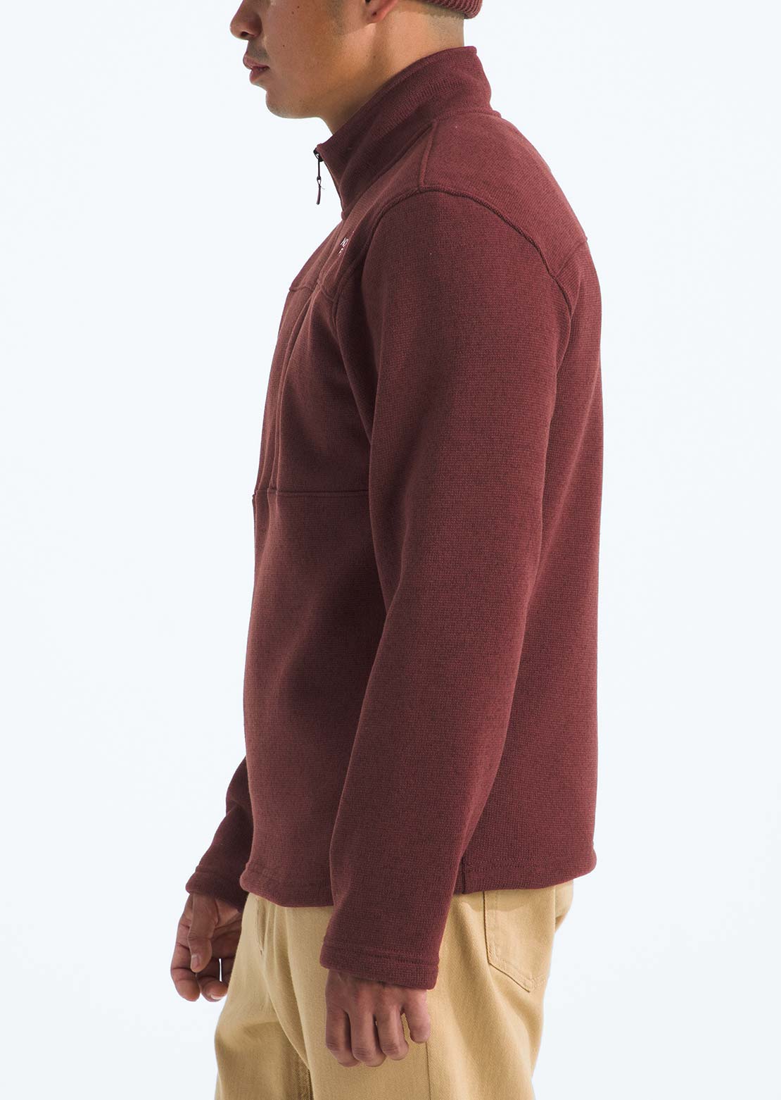 The North Face Men's Gordon Lyons 1/4 Zip Pullover Sumac Heather