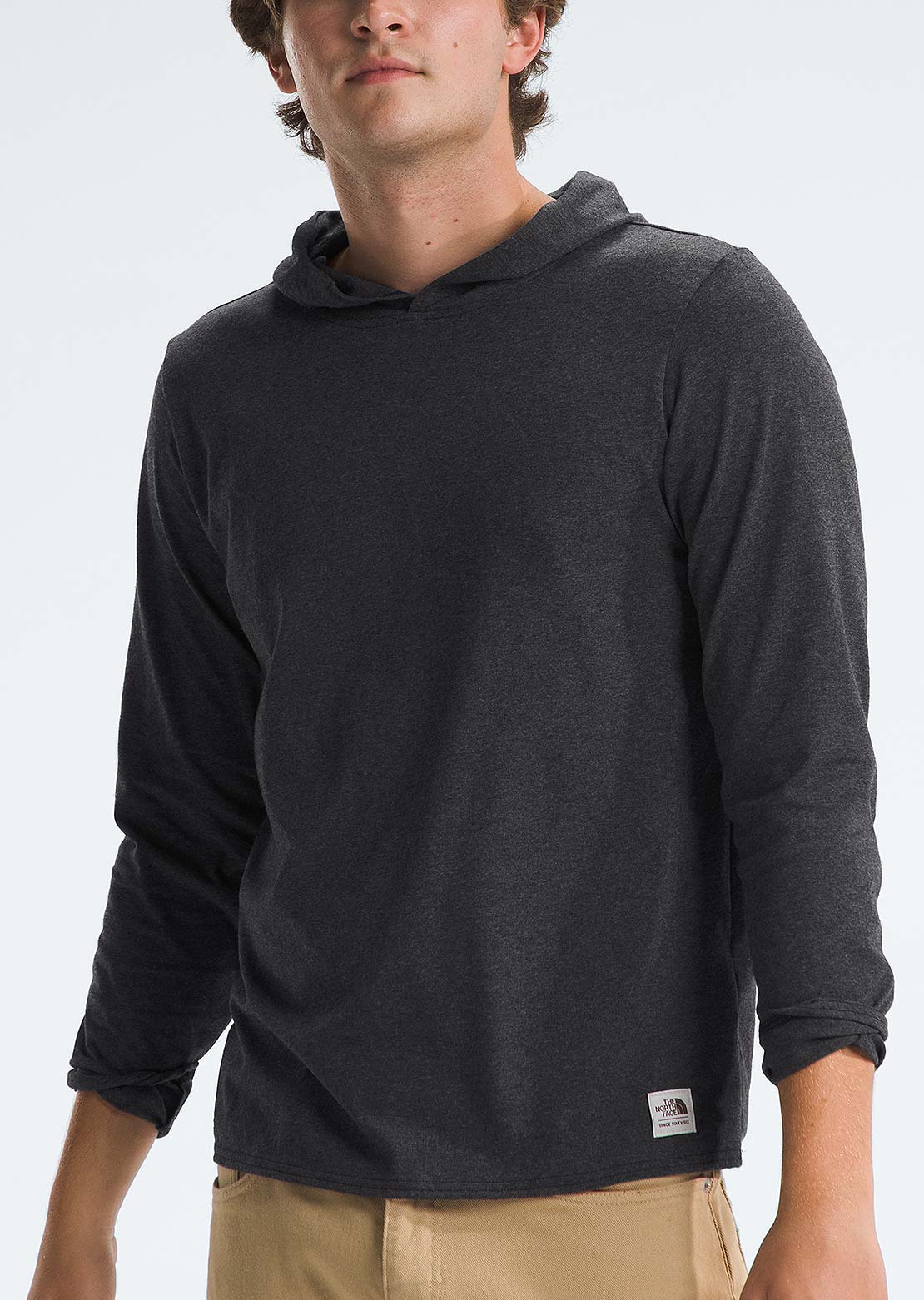 The North Face Men&#39;s Heritage Patch Hood TNF Black Heather