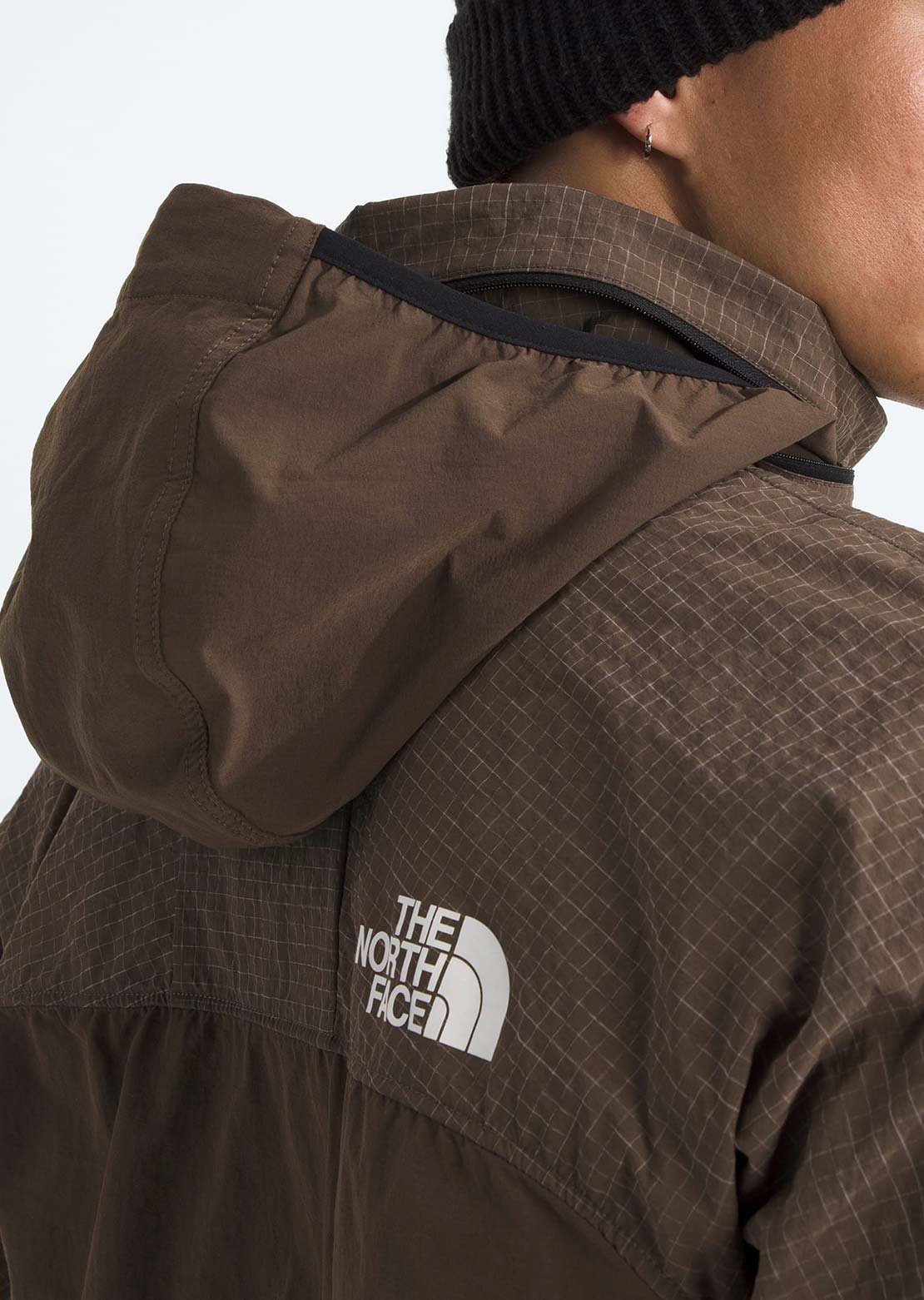 The North Face Men's Hike Utility Wind Jacket Smokey Brown