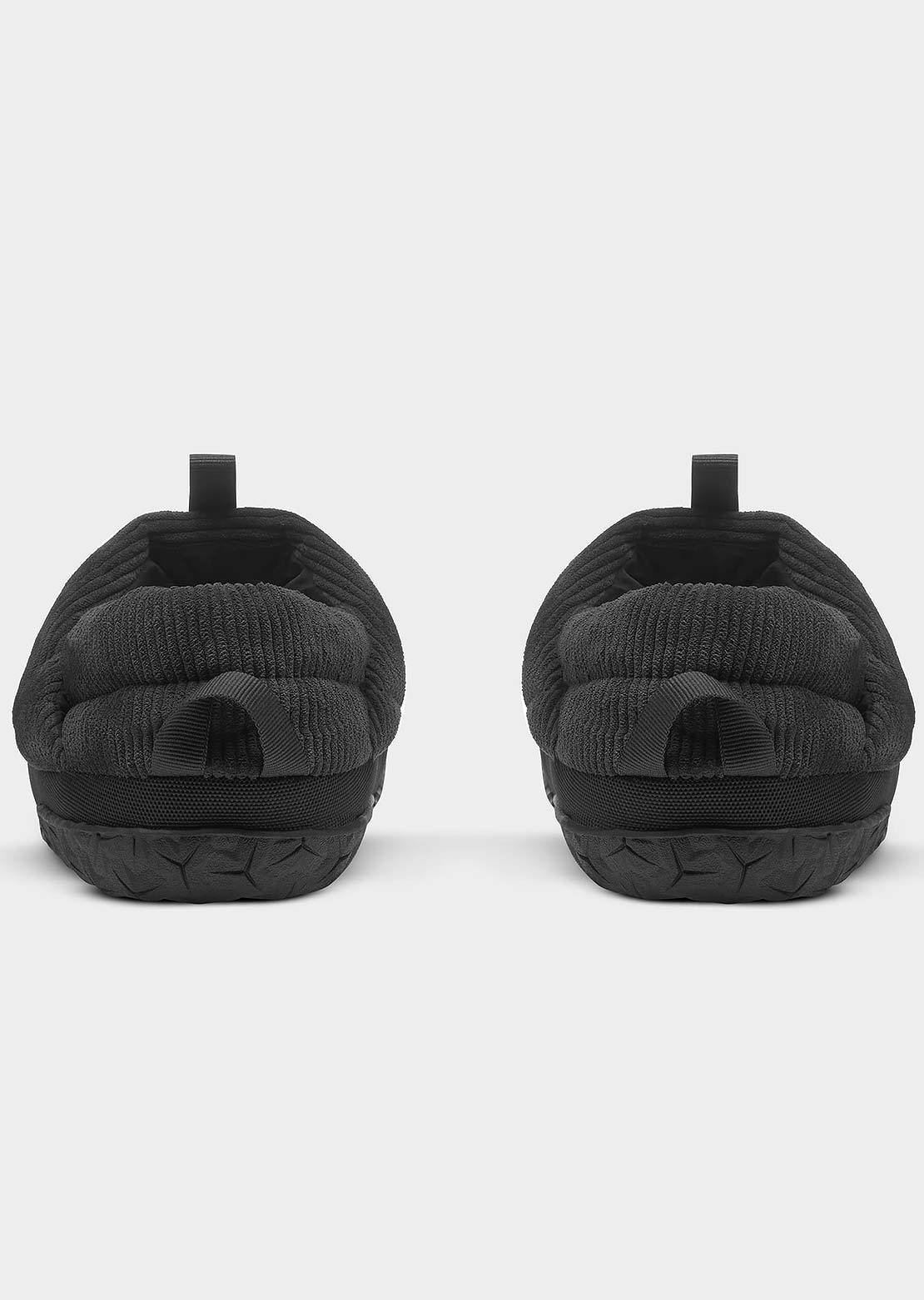 The North Face Men's Nuptse Mule Corduroy Slippers TNF Black/TNF Black