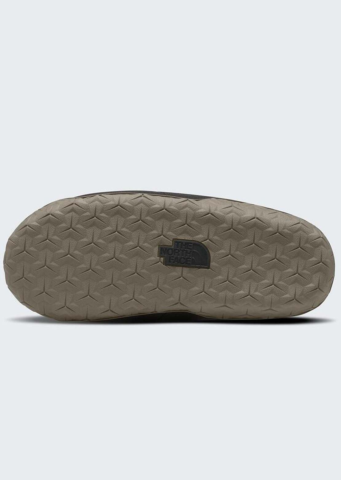 The North Face Men's Nuptse Mule Slippers Mushroom Grey/Mocha Brown