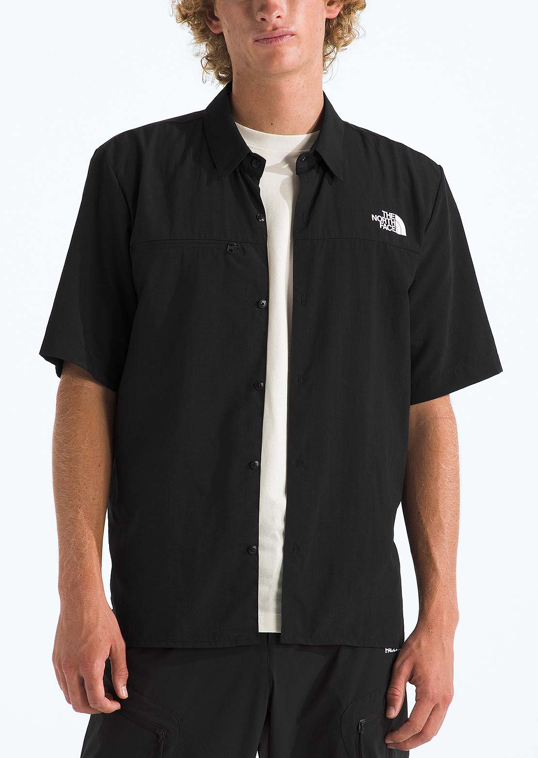 The North Face Men's Packable Button Up Shirt TNF Black