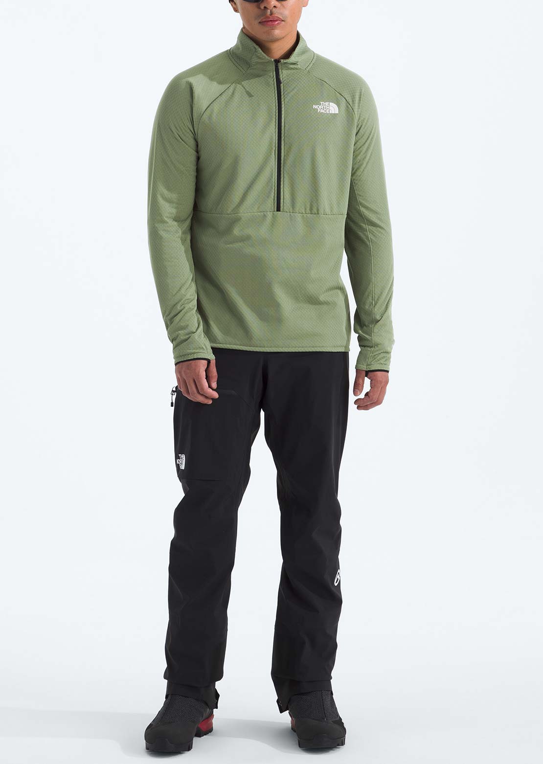 The North Face Men's Summit Future Fleece LT Half Zip Long Sleeve Bark Mist