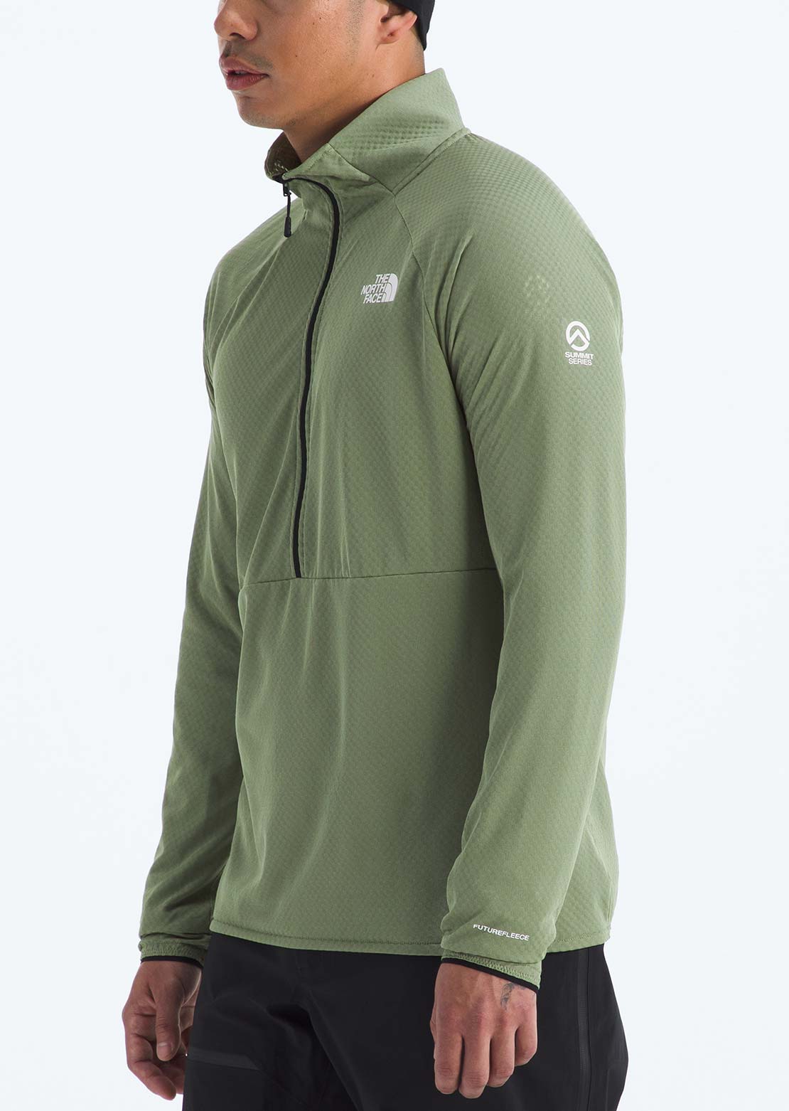 The North Face Men's Summit Future Fleece LT Half Zip Long Sleeve Bark Mist
