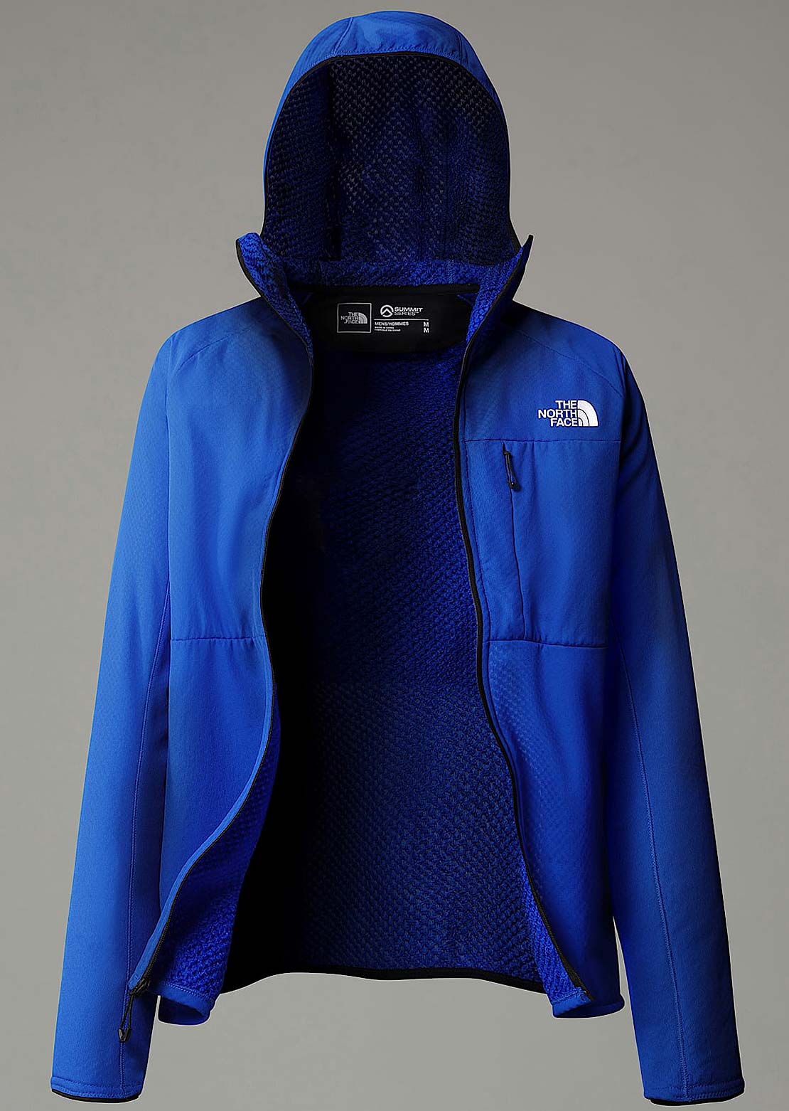 The North Face Men&#39;s Summit Futurefleece Full Zip Hood TNF Blue-NPF
