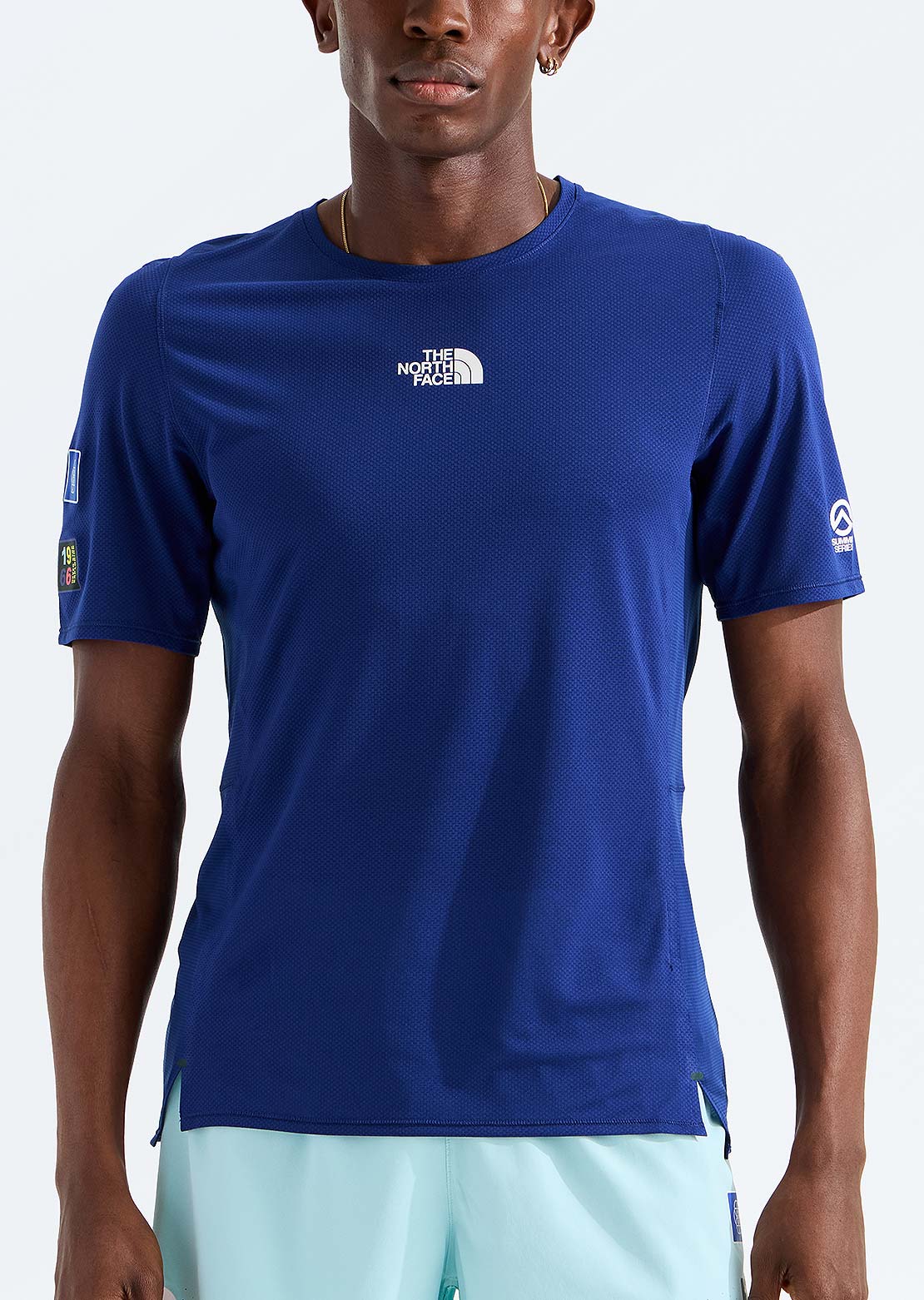 The North Face Men's Summit High Trail Graphic T-shirt Bold Blue