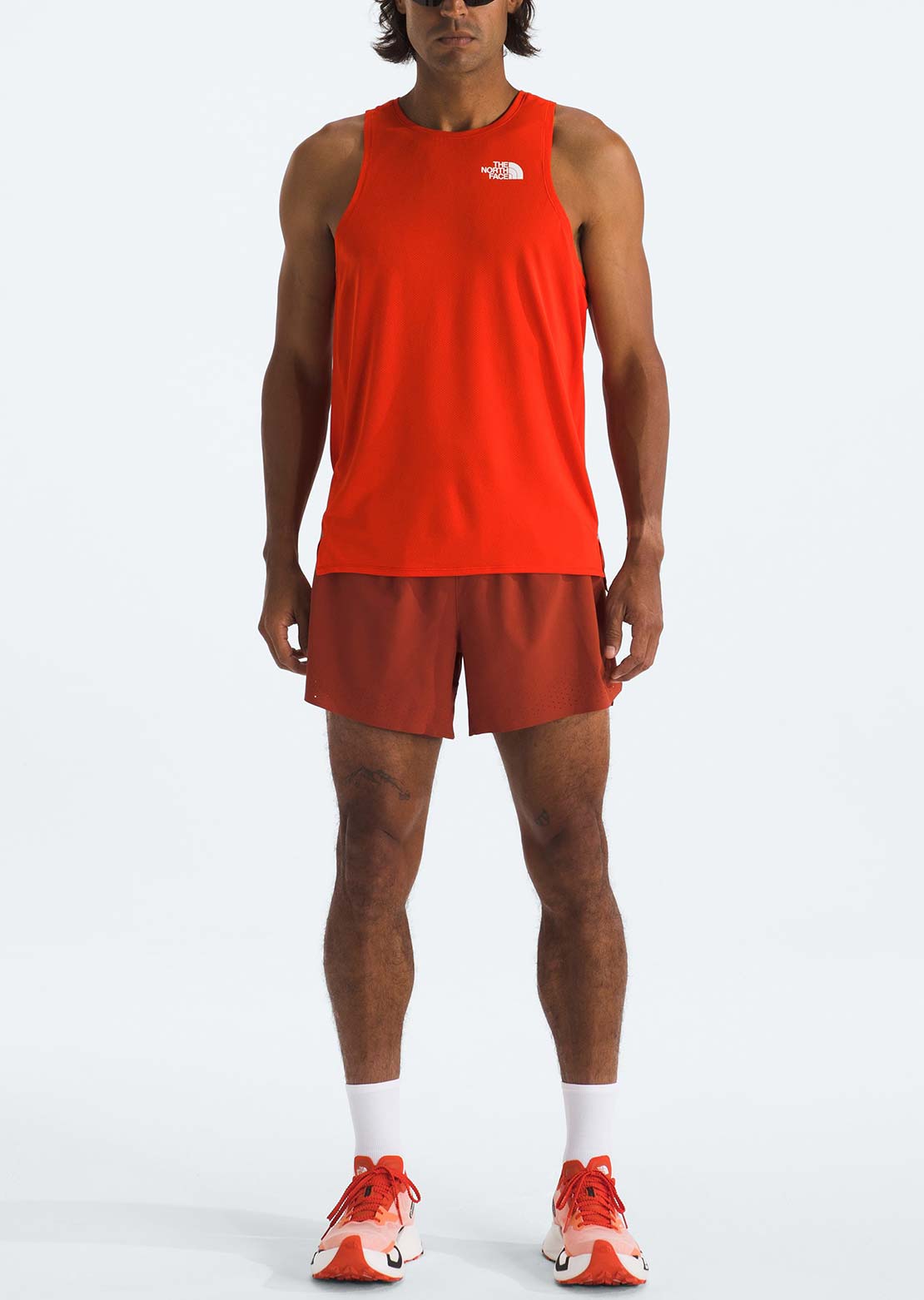 The North Face Men's Summit High Trail Tank Lava Red
