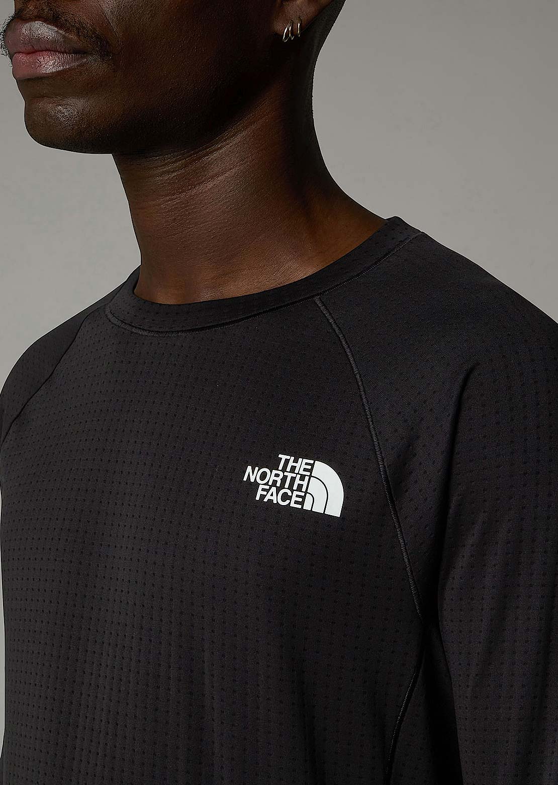 The North Face Men's Summit Pro 120 Crew Long Sleeve TNF Black