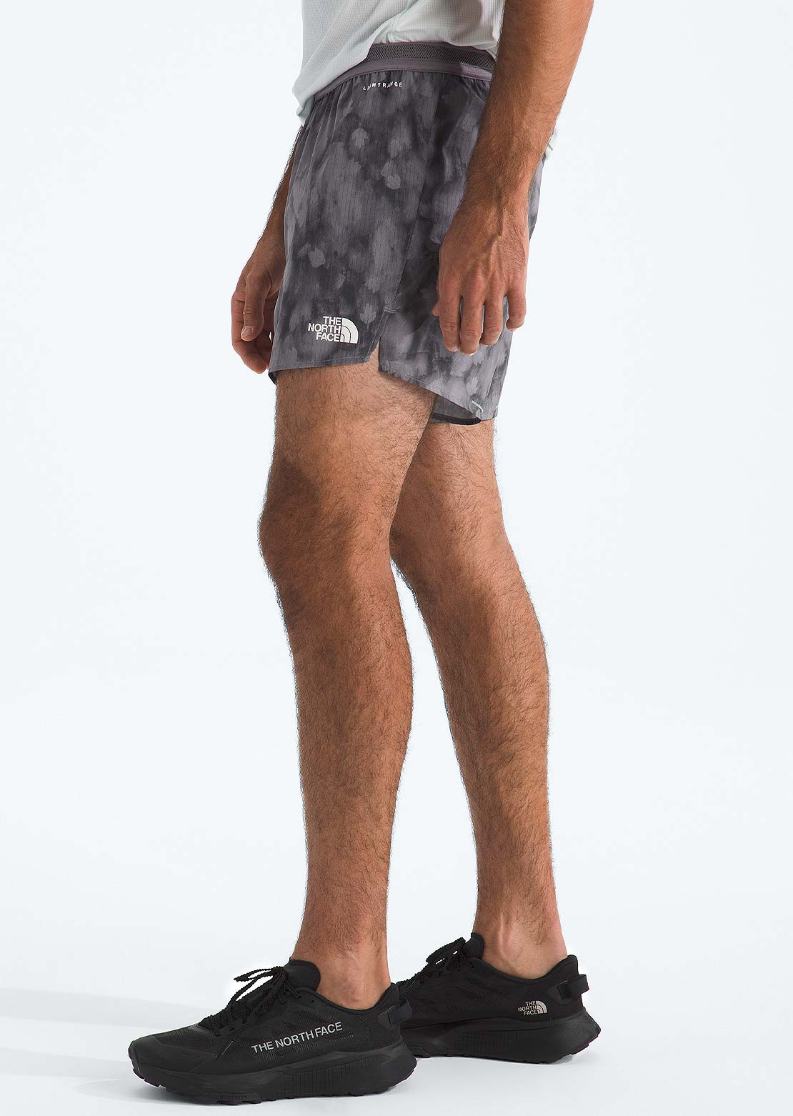The North Face Men's Sunriser 5" Print Shorts Transcendant Grey Diffused Nature Print