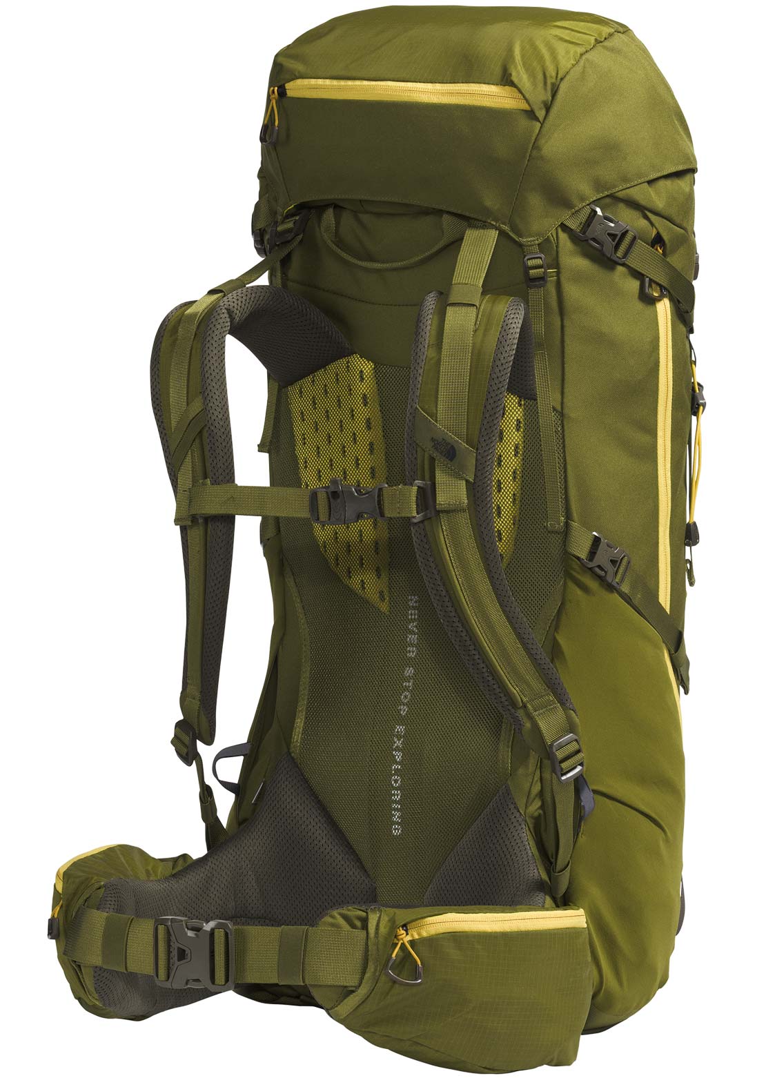 north face 55l backpack The North Face Terra 55 Backpack Forest Olive/New Taupe Green-NPF