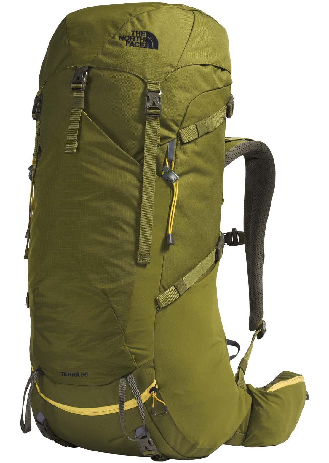 The North Face Men's Terra 55 Backpack Forest Olive/New Taupe Green-NPF