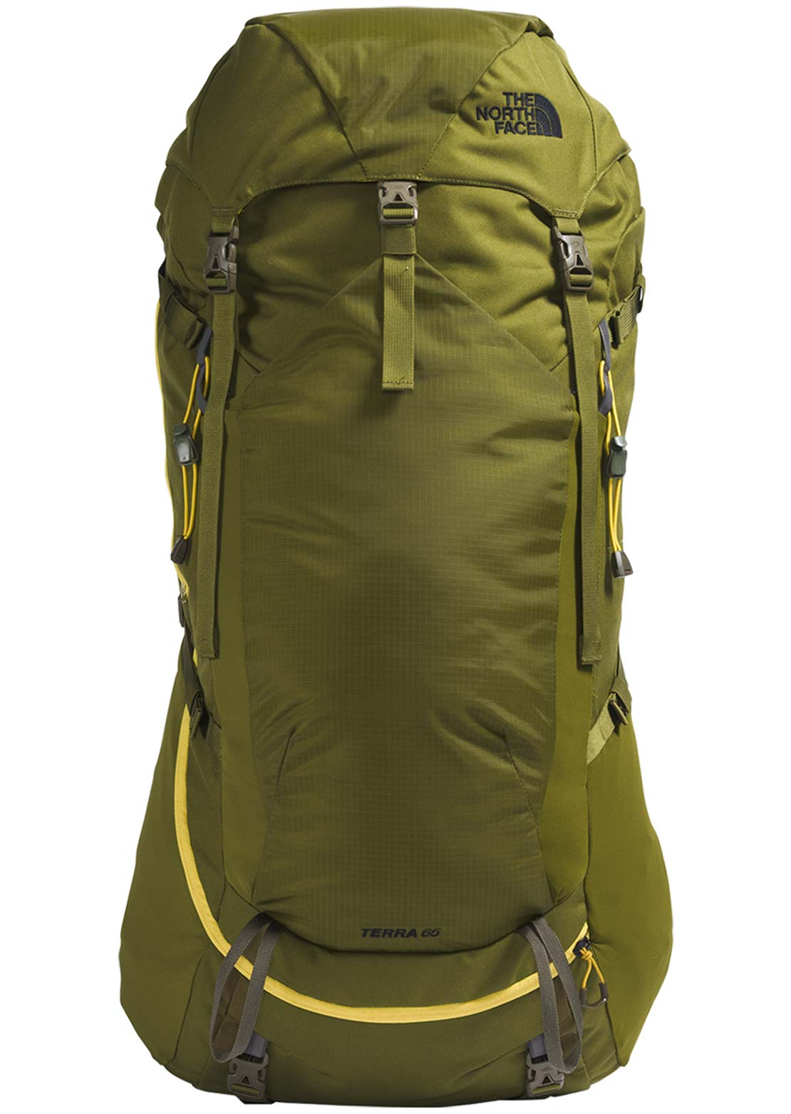 The North Face Men's Terra 65 Backpack Forest Olive/New Taupe Green-NPF