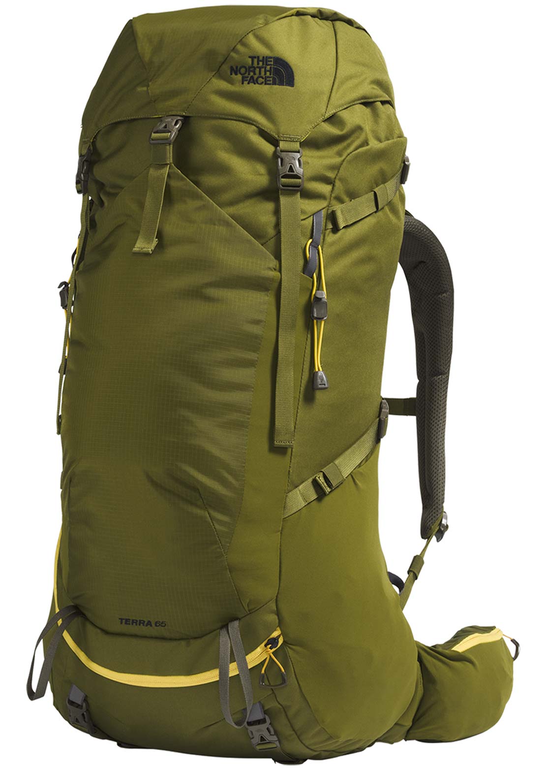 The North Face Men's Terra 65 Backpack Forest Olive/New Taupe Green-NPF
