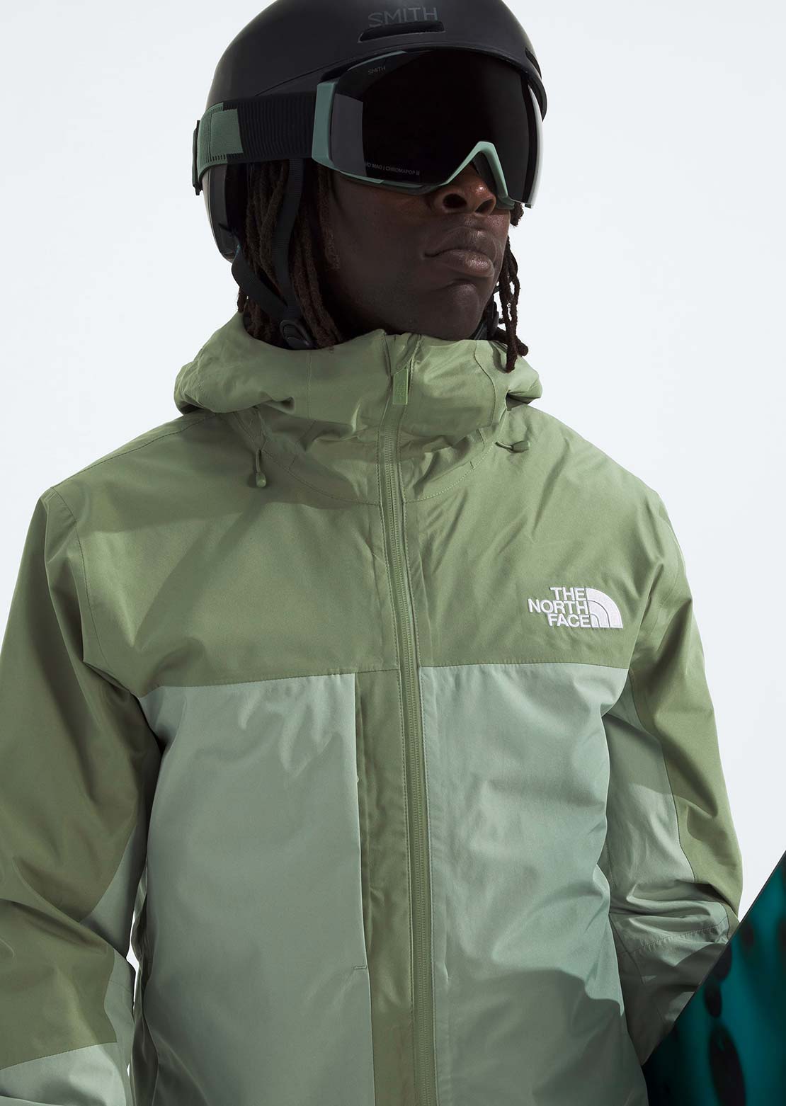 The North Face Men's ThermoBall Snow Triclimate Jacket Bark Mist/Slate Moss