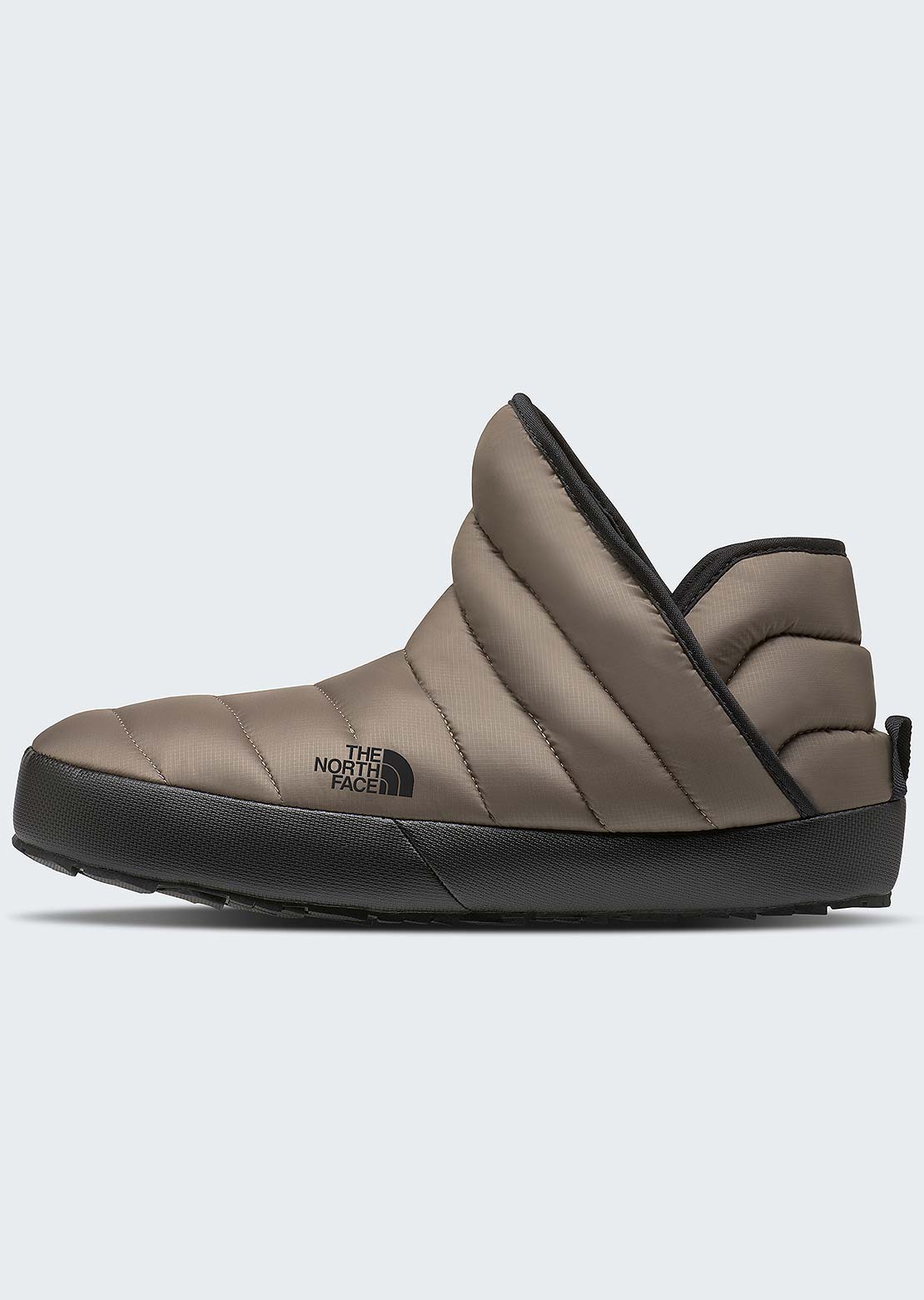 The North Face Men's ThermoBall Traction Slippers Mocha Brown/TNF Black