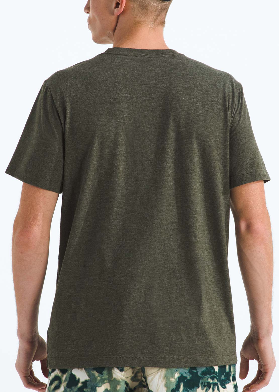 The North Face Men's Tri-Blend T-Shirt New Taupe Green/White Heather