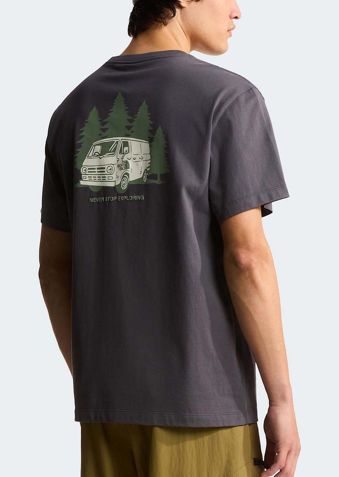 The North Face Men's Van Life Relaxed Graphic T-Shirt Anthracite Grey