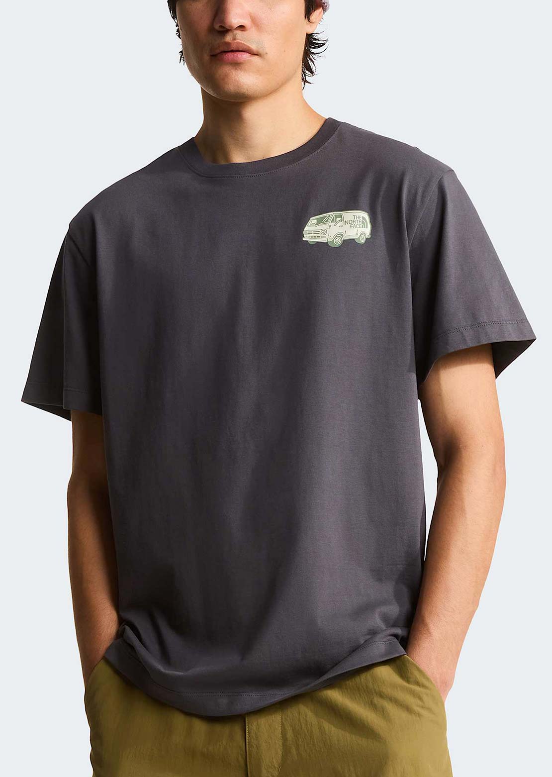 The North Face Men's Van Life Relaxed Graphic T-Shirt Anthracite Grey