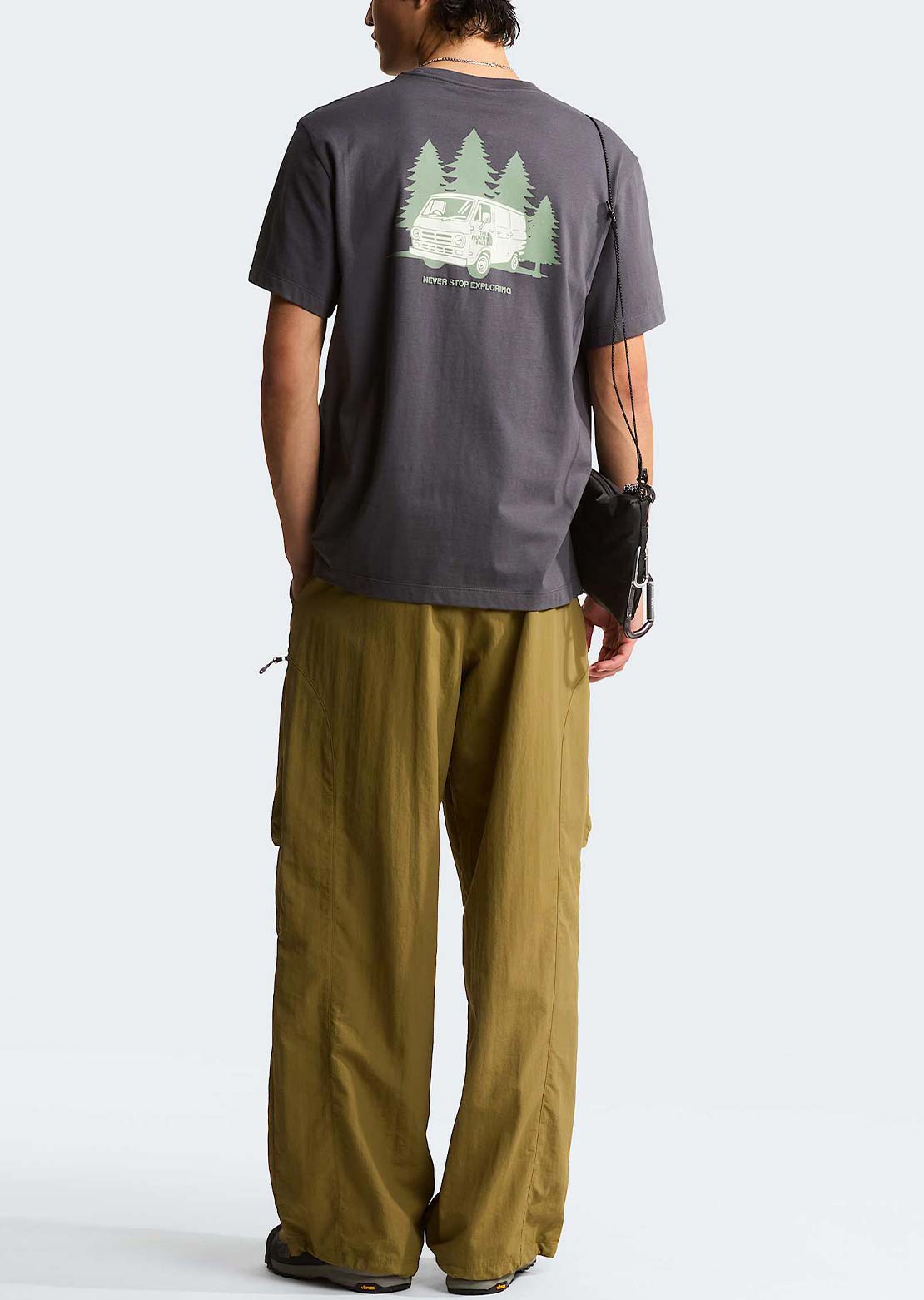 The North Face Men's Van Life Relaxed Graphic T-Shirt Anthracite Grey