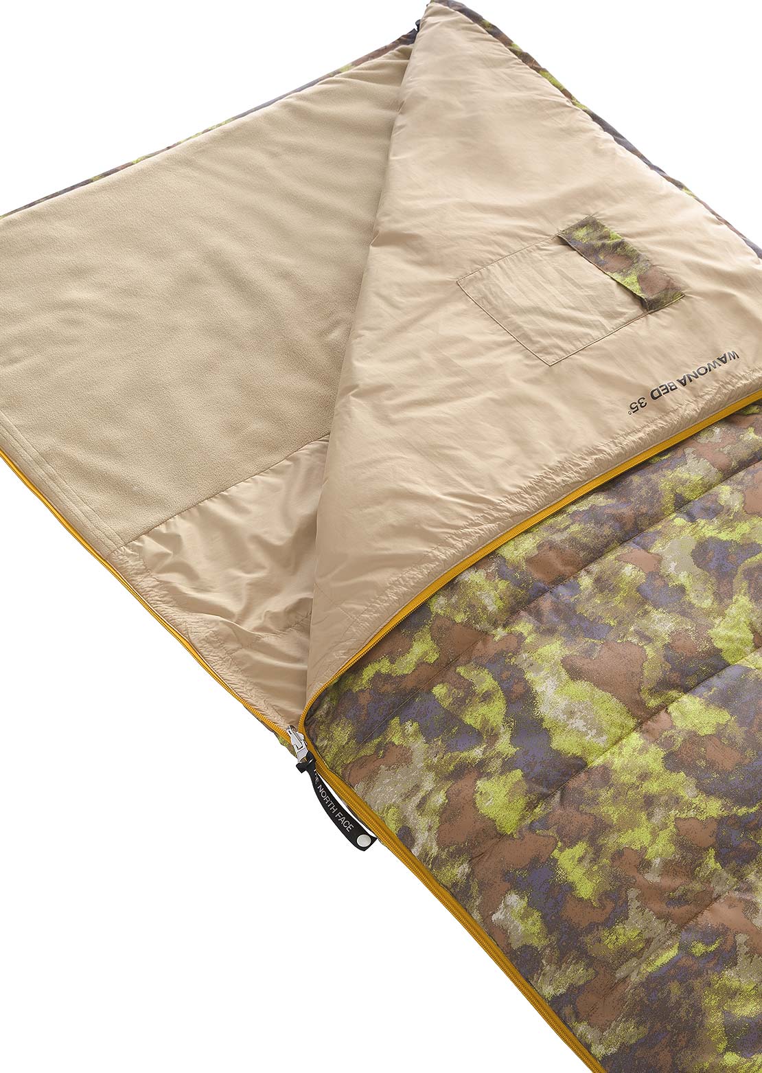 The North Face Men&#39;s Wawona 35 Sleeping Bag Utility Brown Stippled Camo Print