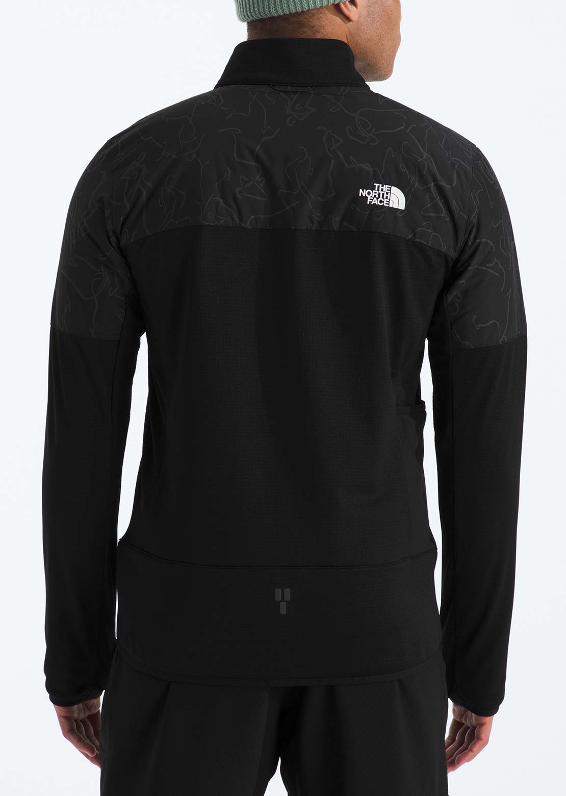 The North Face Men's Winter Warm Pro Print Jacket TNF Black Essentialism Print