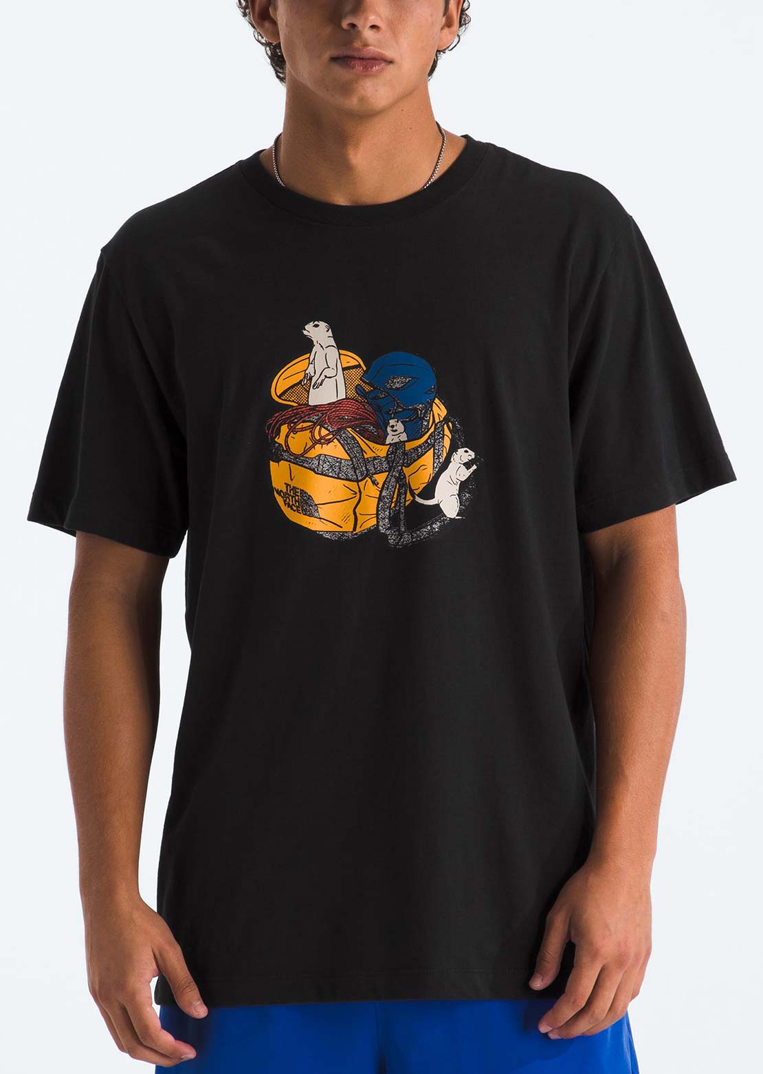 The North Face Men's Woodland Wanderer Regular T-Shirt TNF Black