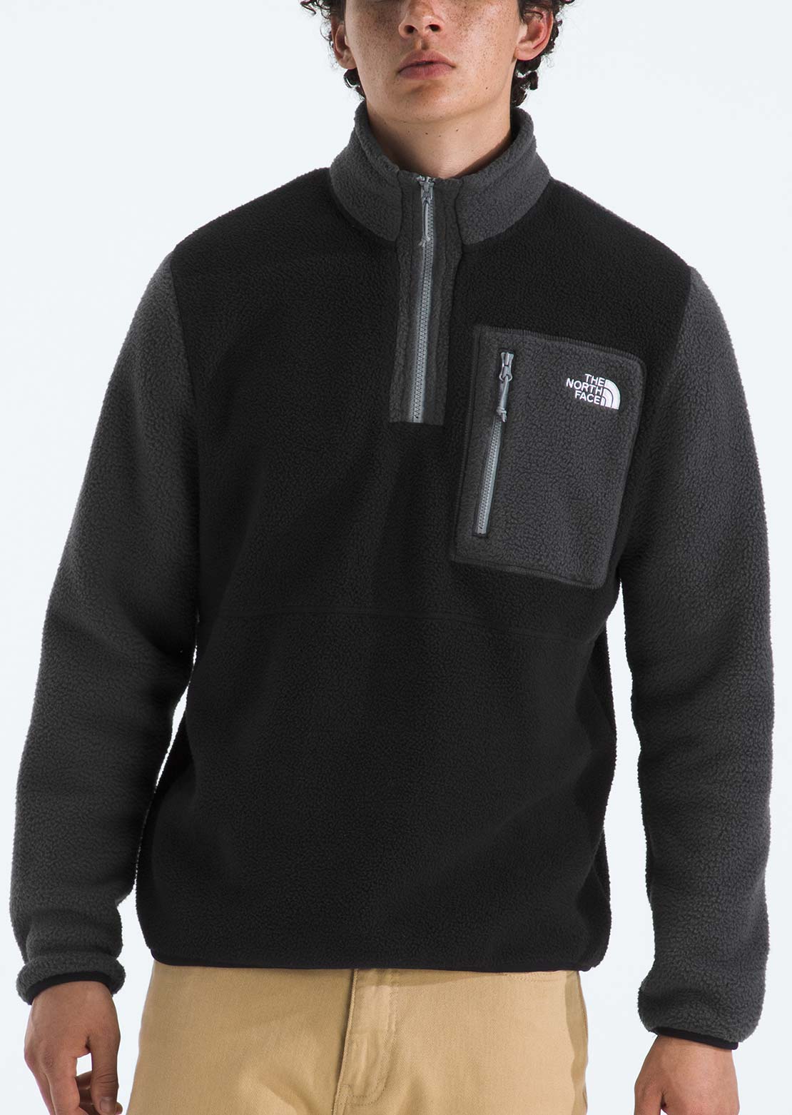The North Face Men's Yumiori 1/4 Zip Jacket TNF Black/Asphalt Grey/Monument Grey