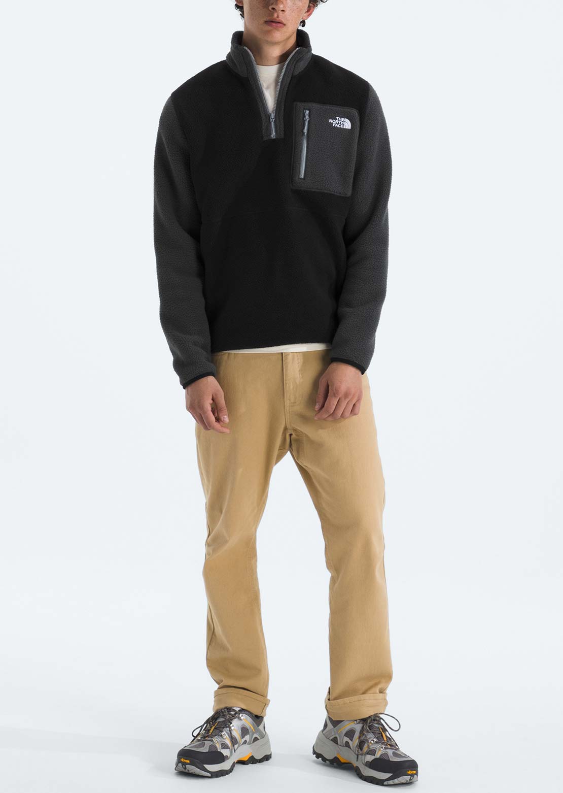 The North Face Men's Yumiori 1/4 Zip Jacket TNF Black/Asphalt Grey/Monument Grey