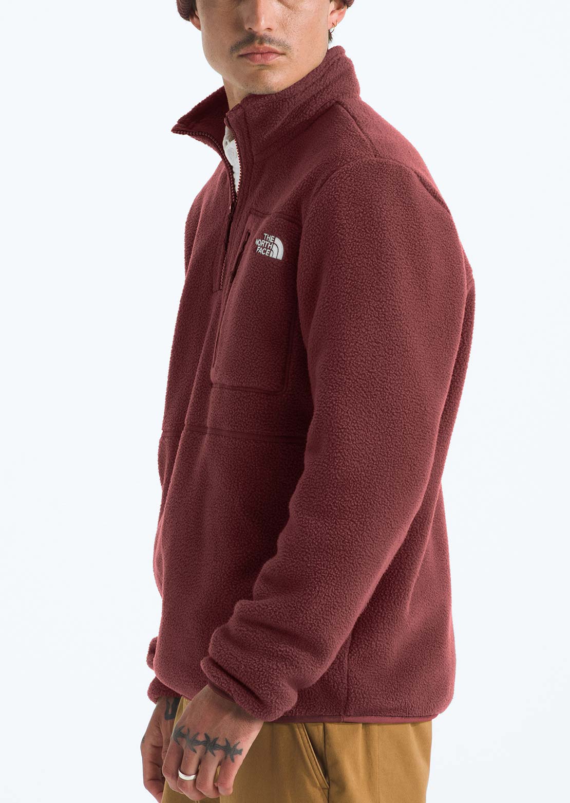 The North Face Men's Yumiori 1/4 Zip Jacket Sumac