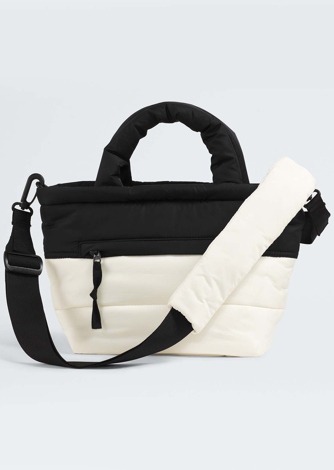 The North Face Nuptse Mini Bag White Dune/TNF Black