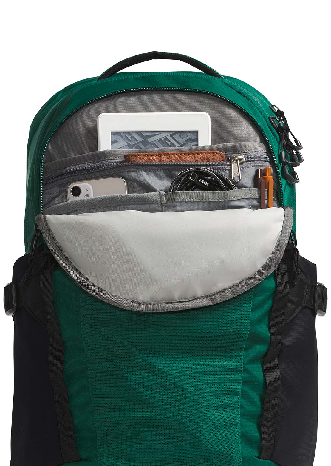 The North Face Recon Backpack Evergreen/TNF Black
