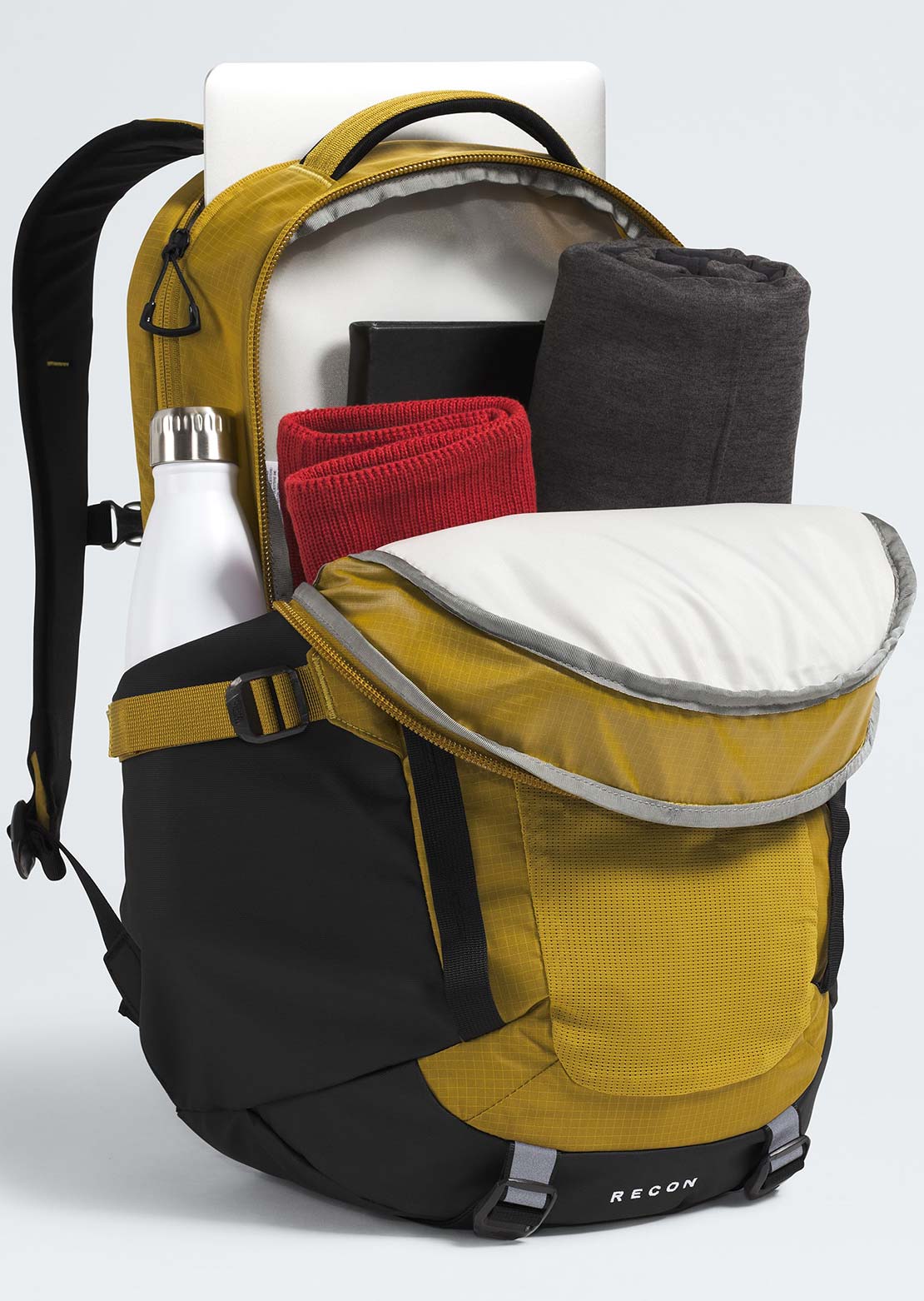 The North Face Recon Backpack Deep Dijon/TNF Black