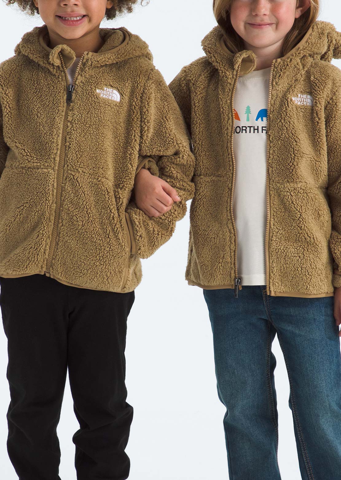 The North Face Toddler Campshire Full Zip Hood Teddy Brown