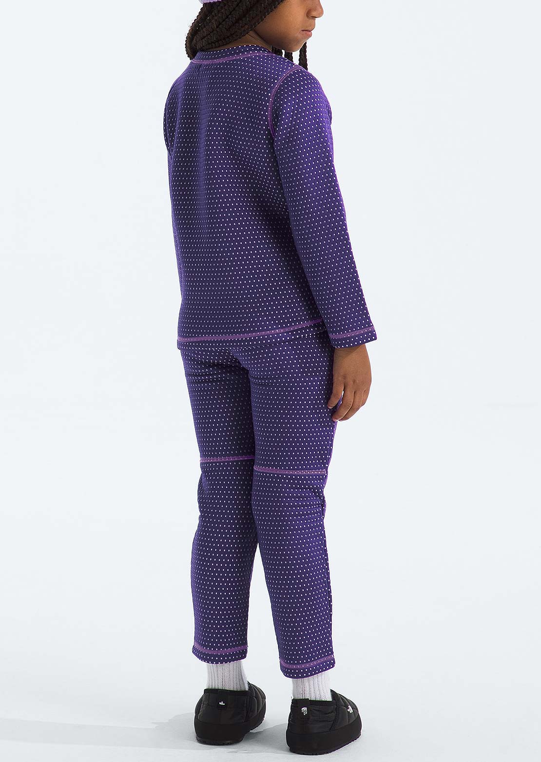 The North Face Toddler Dotknit Thermal Set Peak Purple