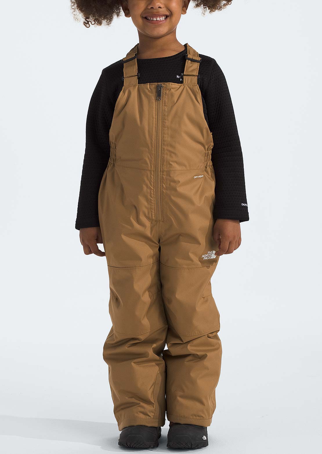 The North Face Toddler Freedom Insulated Bib Pant Utility Brown