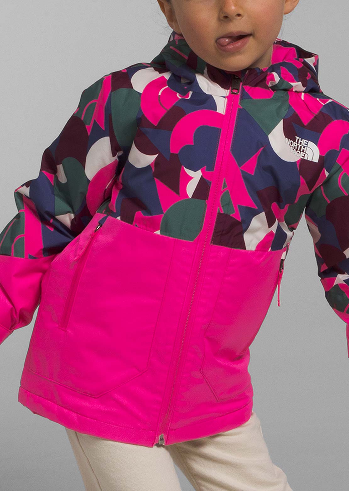 The North Face Toddler Freedom Insulated Jacket Mr. Pink Big Abstrct Pt